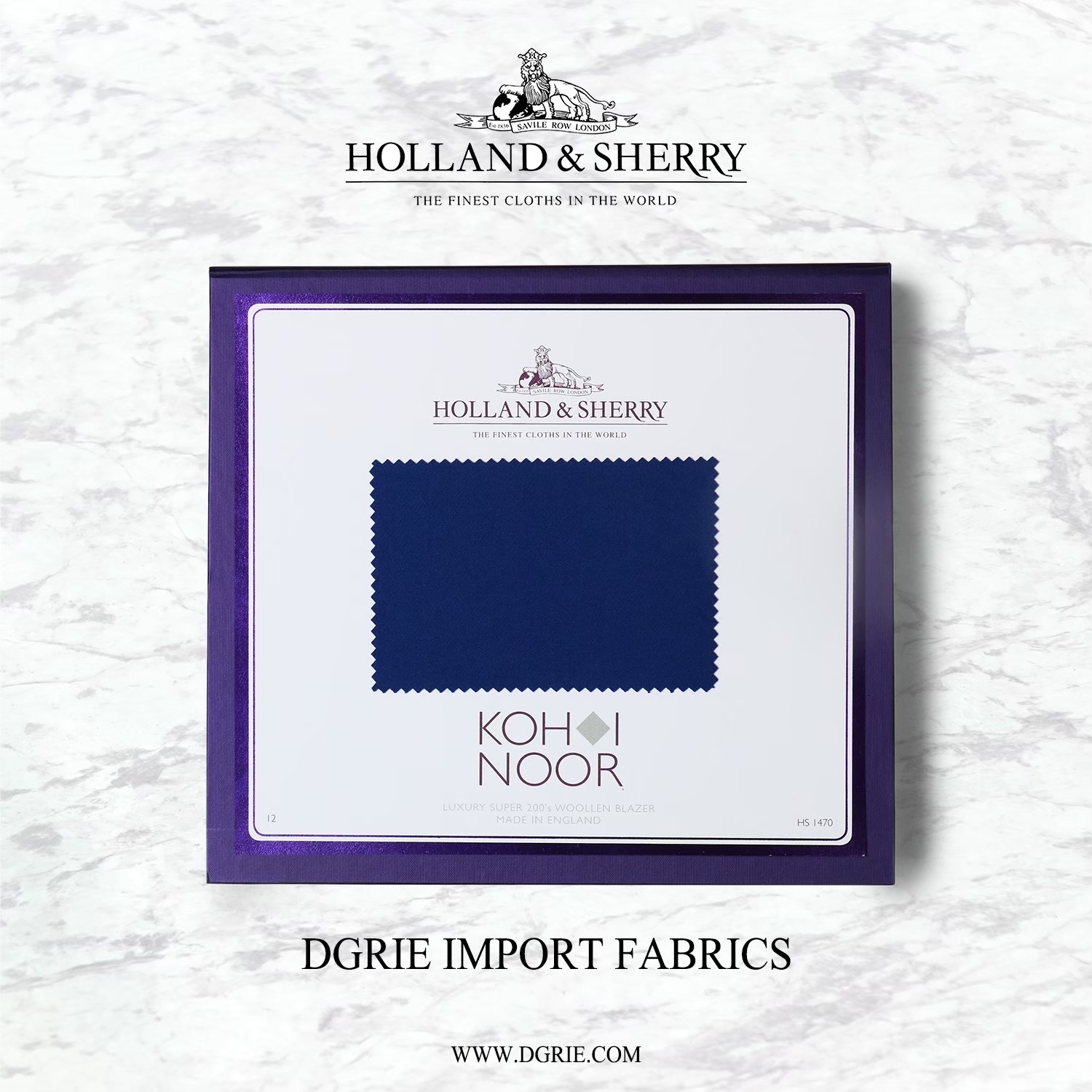 Koh i Noor - Holland & Sherry - LUXURY SUPER 200’s Woollen