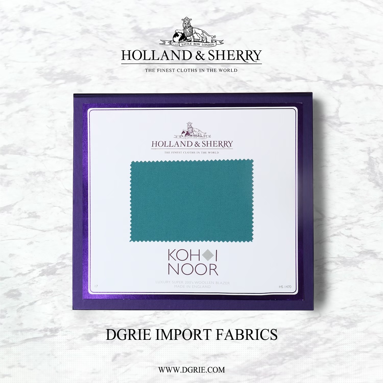 Koh i Noor - Holland & Sherry - LUXURY SUPER 200’s Woollen