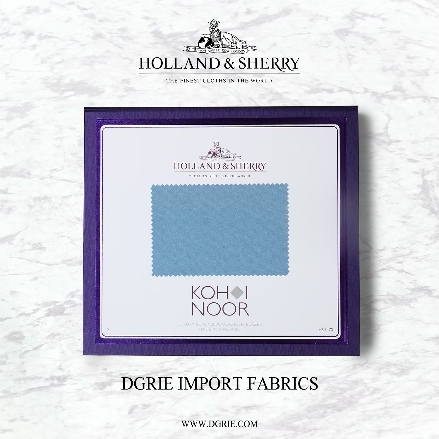Koh i Noor - Holland & Sherry - LUXURY SUPER 200’s Woollen