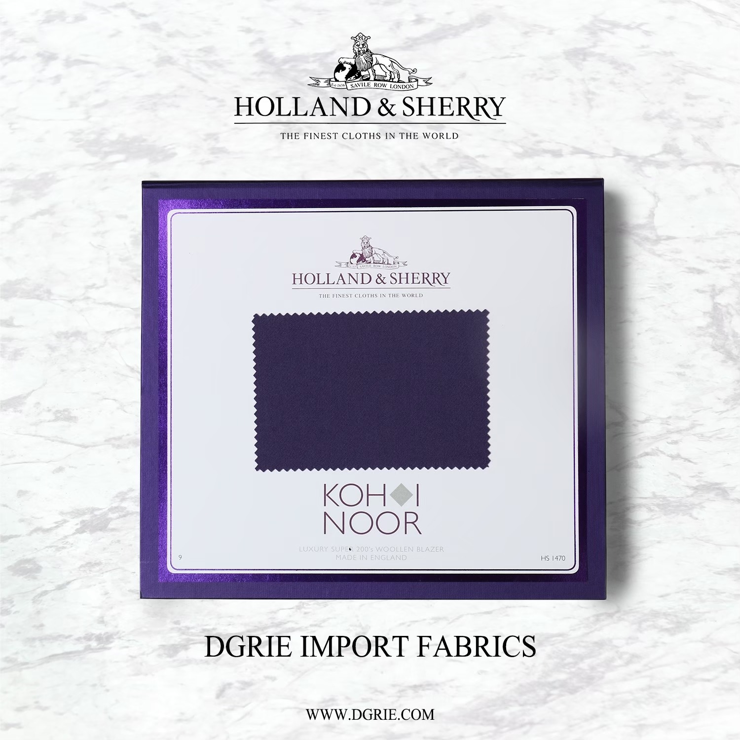 Koh i Noor - Holland & Sherry - LUXURY SUPER 200’s Woollen