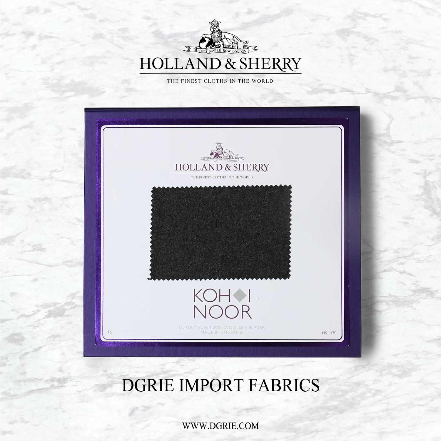 Koh i Noor - Holland & Sherry - LUXURY SUPER 200’s Woollen