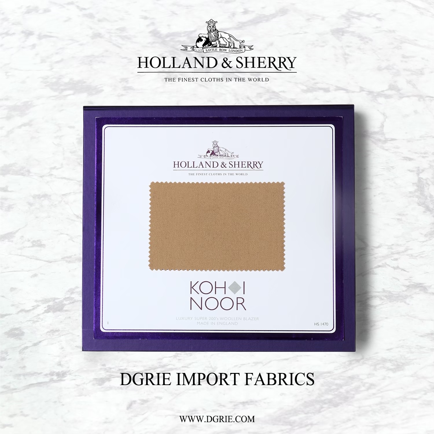 Koh i Noor - Holland & Sherry - LUXURY SUPER 200’s Woollen