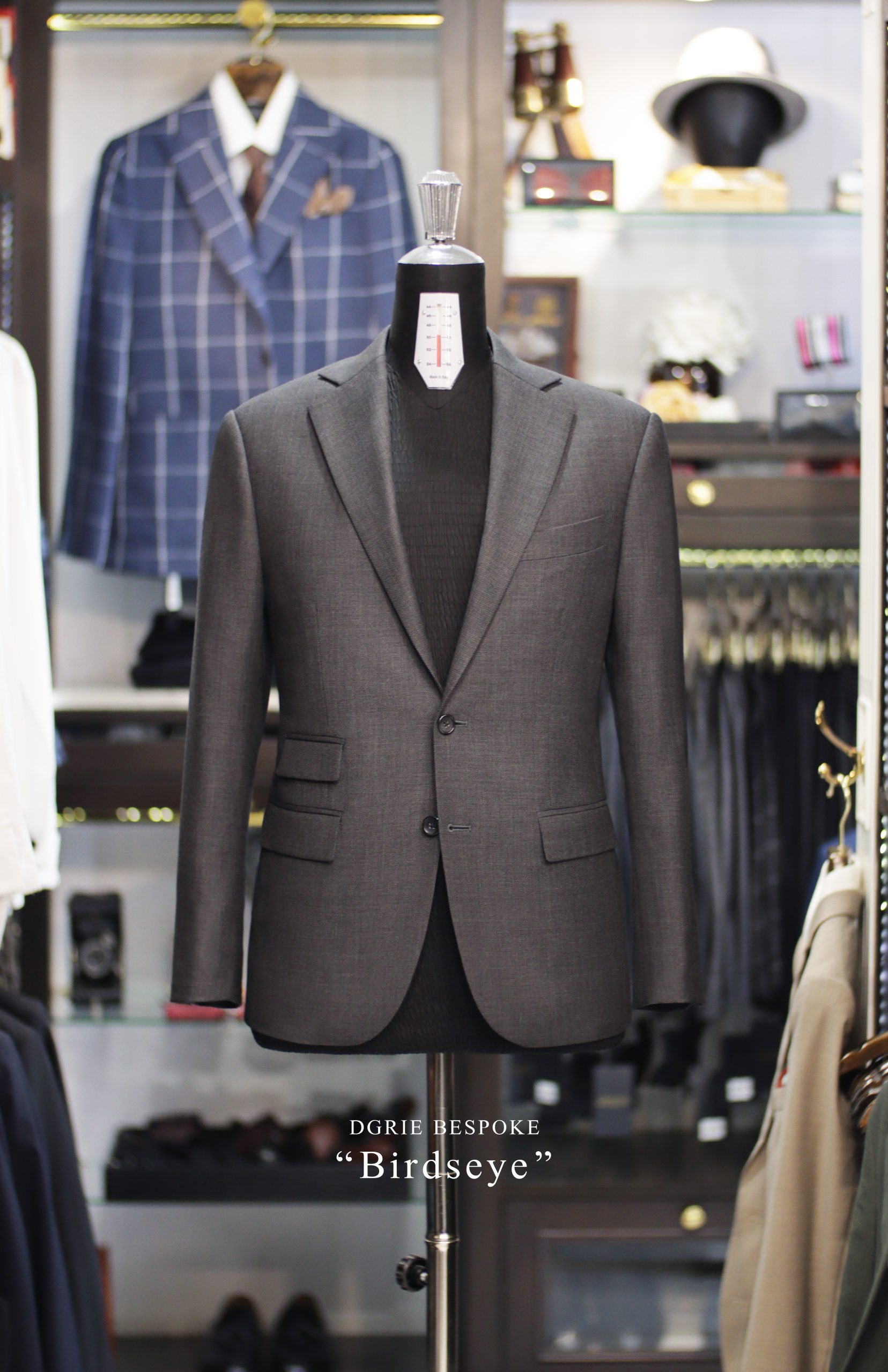 ตัดสูท DGRIE Classic birdseye Grey Suits