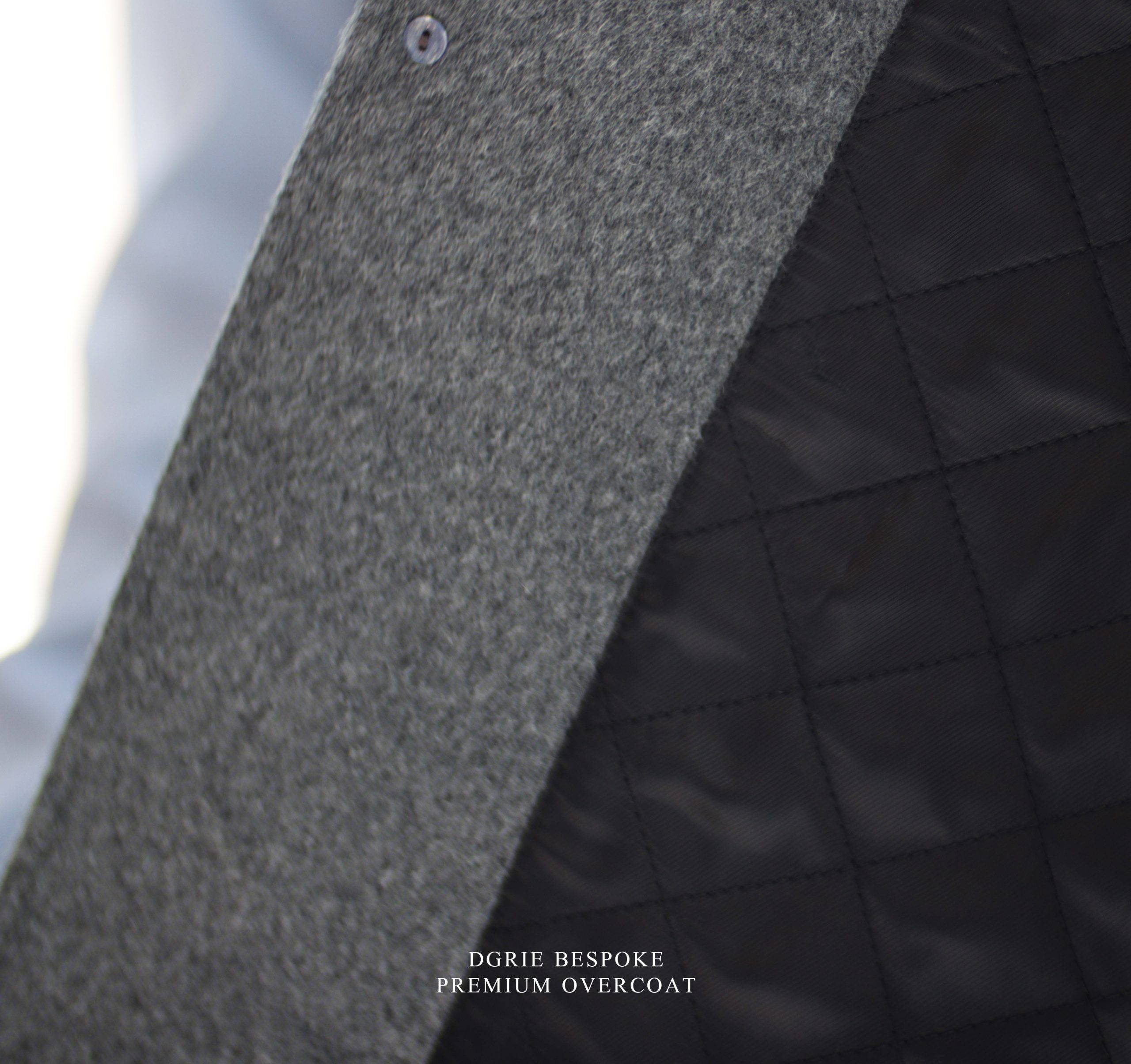 ตัดเสื้อโค้ท สีเทา DGRIE PREMIUM GREY OVERCOAT