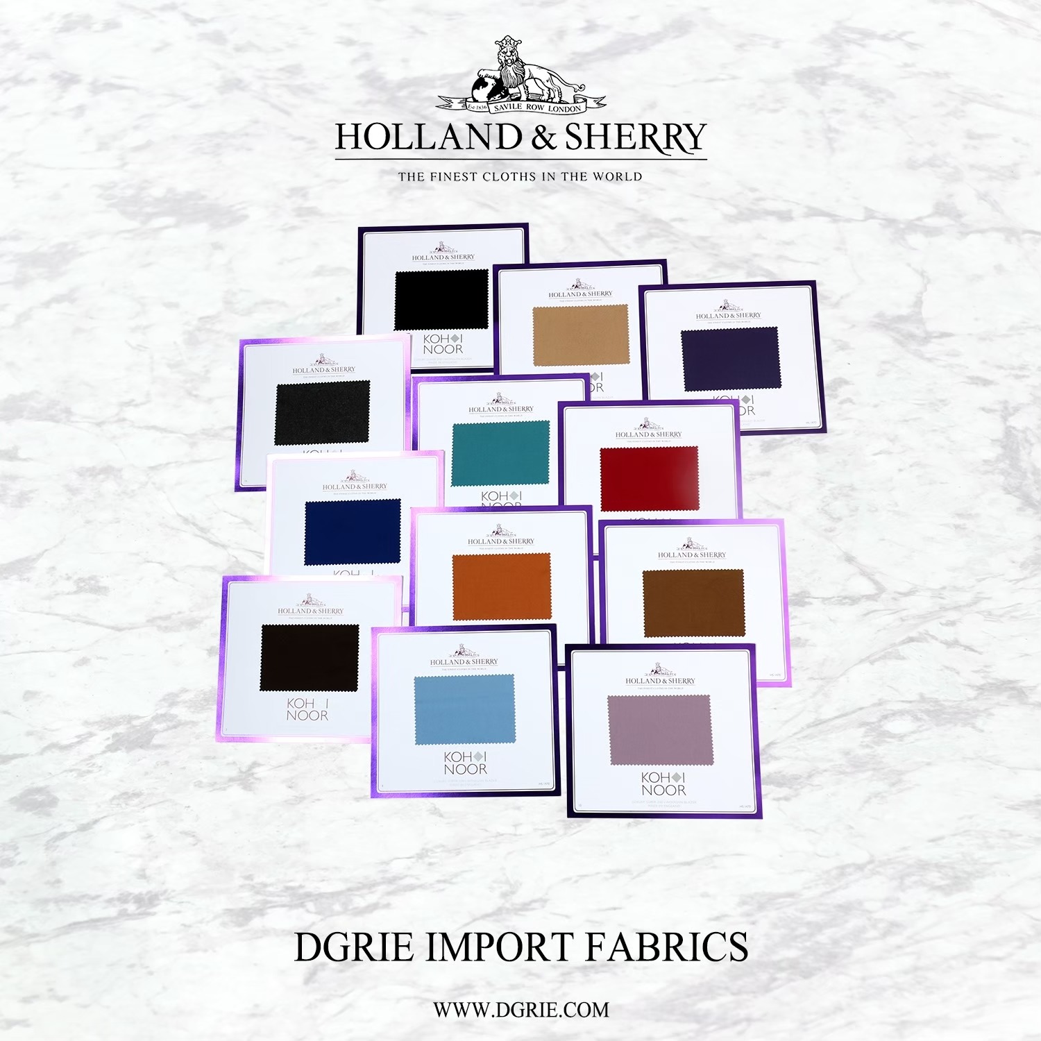 Koh i Noor - Holland & Sherry - LUXURY SUPER 200’s Woollen