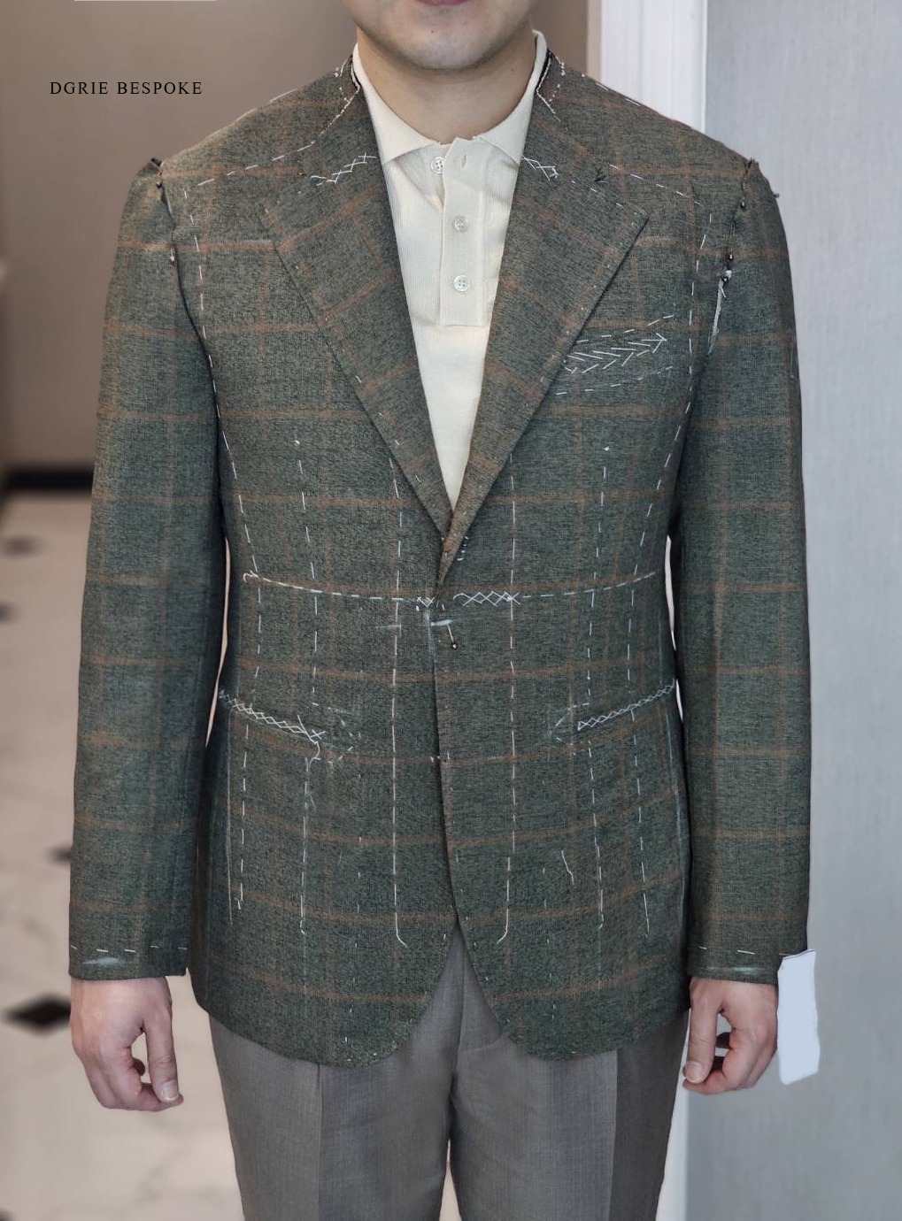 ตัดสูท Fitting Hand Lapel Canvas Suits