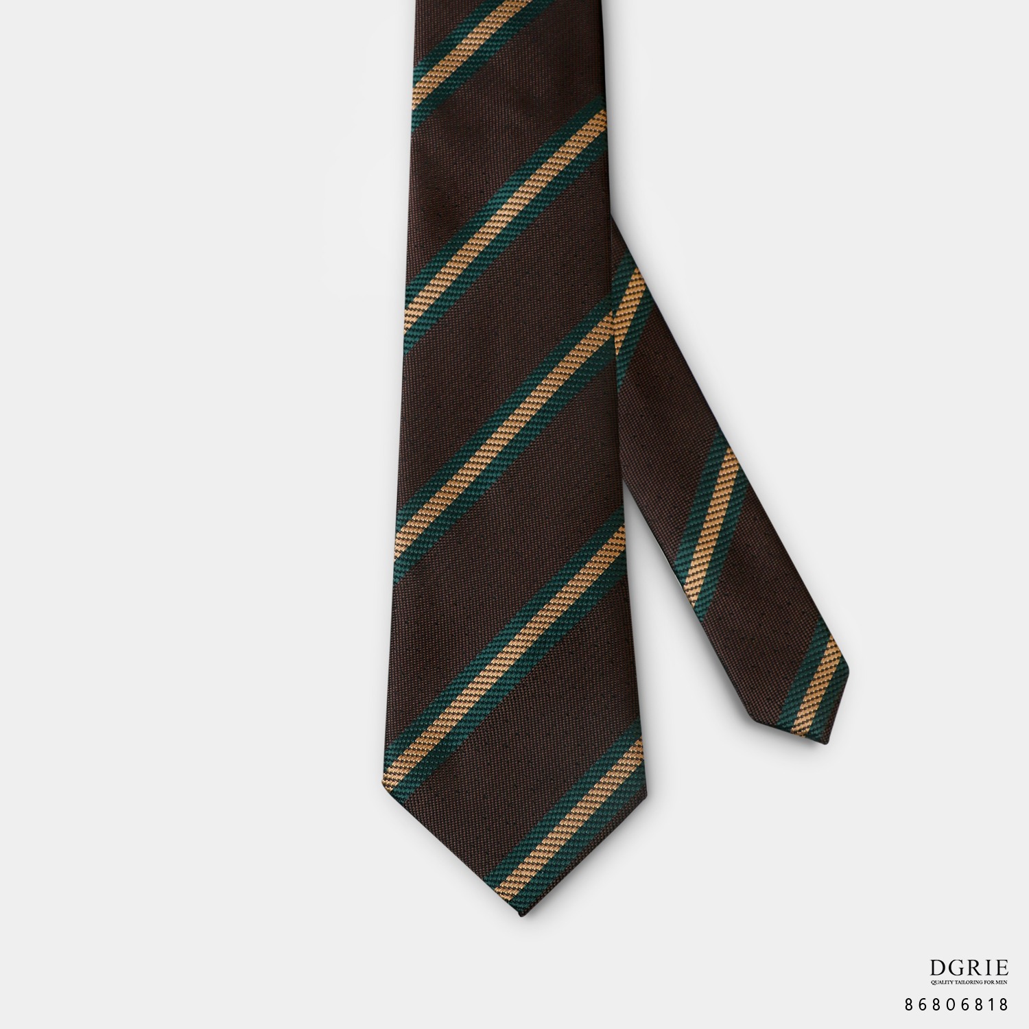 เนคไท Multi-Color Mix Stripe Necktie | DGRIE
