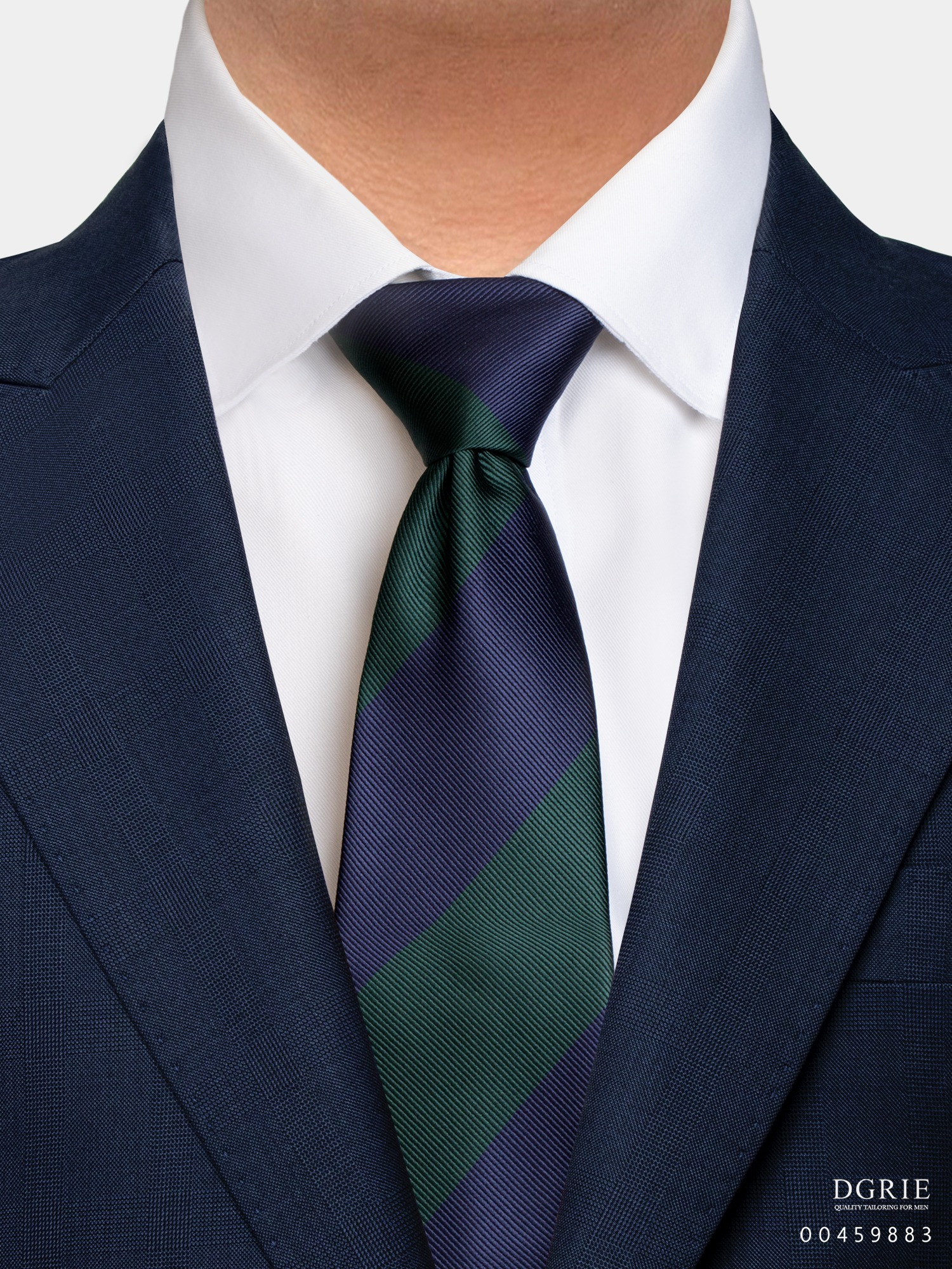 เนคไท Multi-Color Mix Stripe Necktie | DGRIE