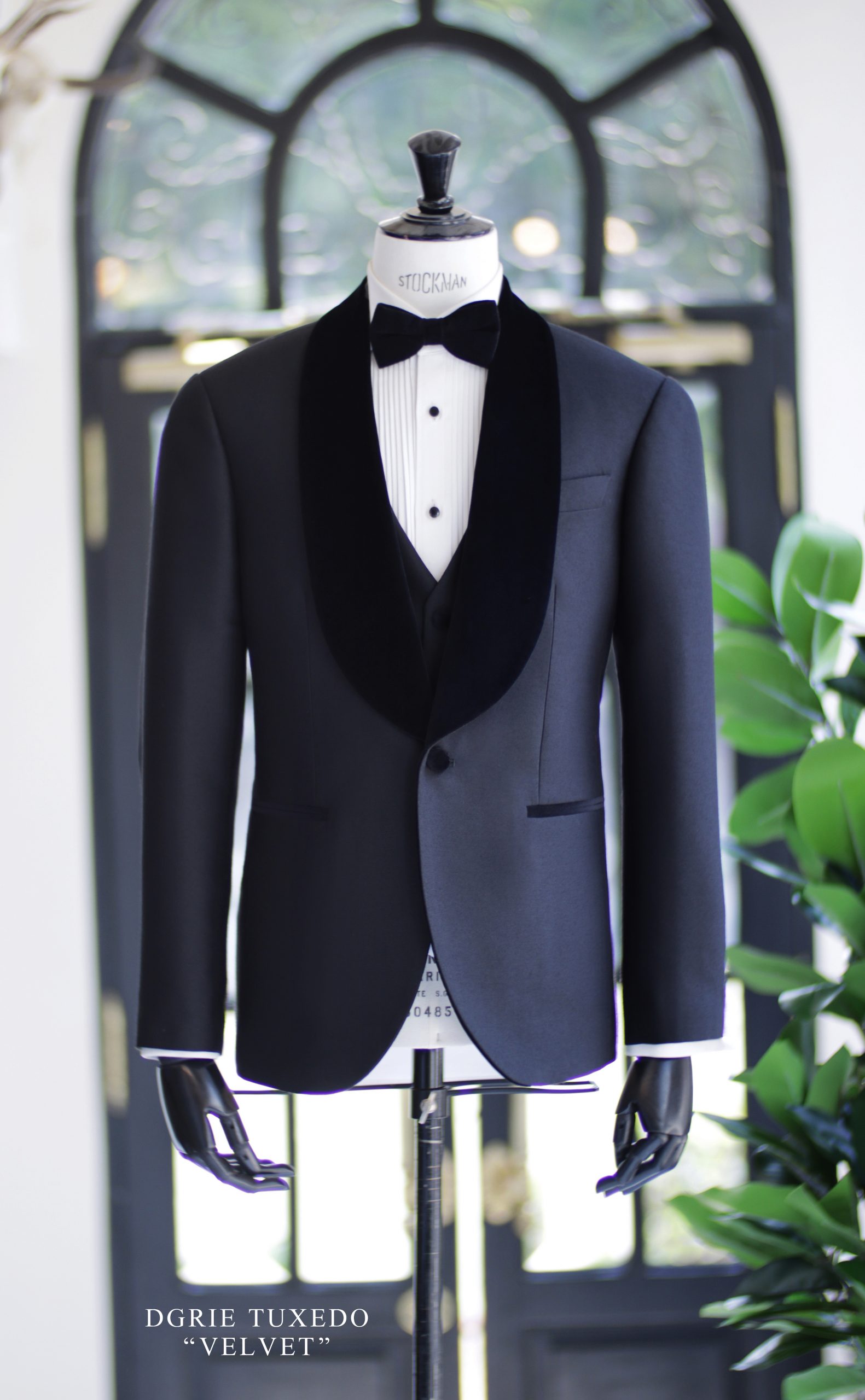 เสื้อสูท ทักซิโด้ DGRIE BLACK LUXURY TUXEDO VELVET SET