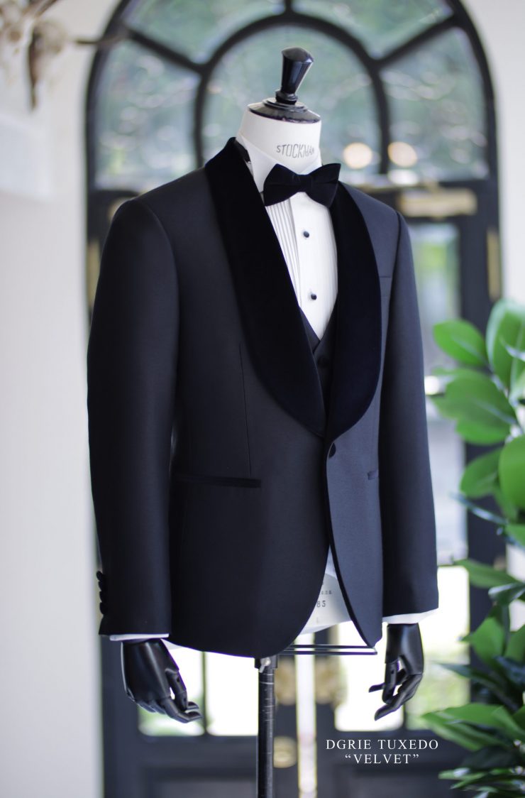 เสื้อสูท ทักซิโด้ DGRIE BLACK LUXURY TUXEDO VELVET SET