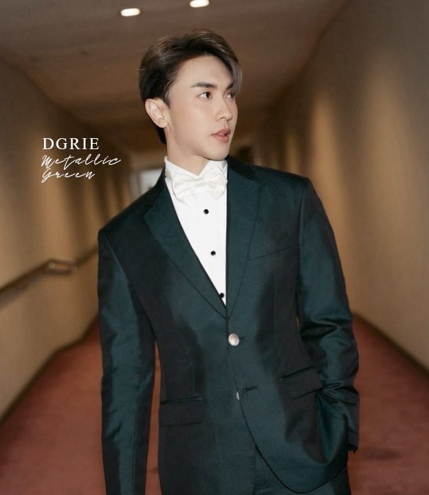 DGRIE SPOTLIGHT : ณัฏฐ์ ทิวไผ่งาม Metellic Green Two-Piece Suit