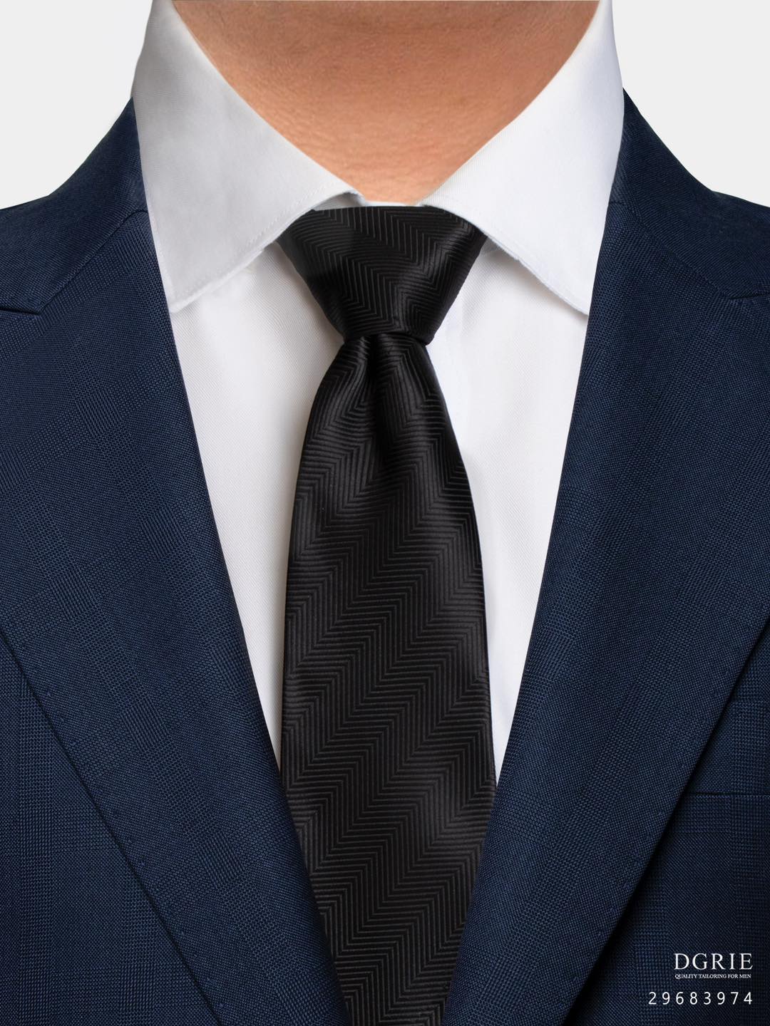 เนคไท Herringbone 3 Inch Silk Ties– DGRIE