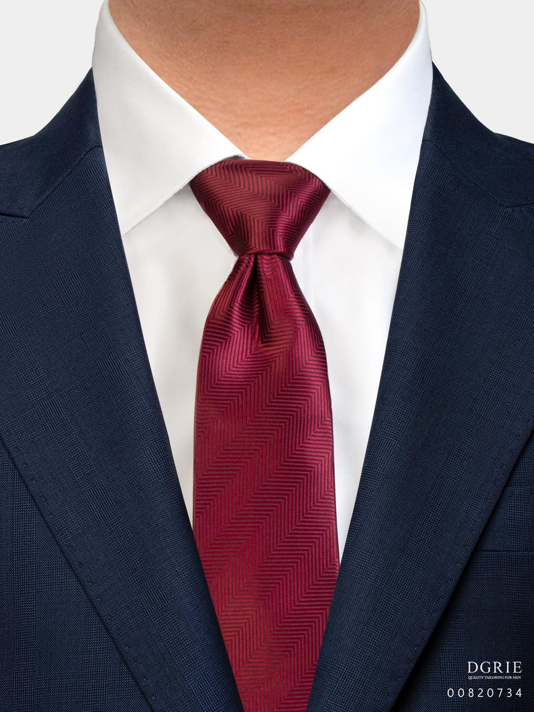 เนคไท Herringbone 3 Inch Silk Ties– DGRIE