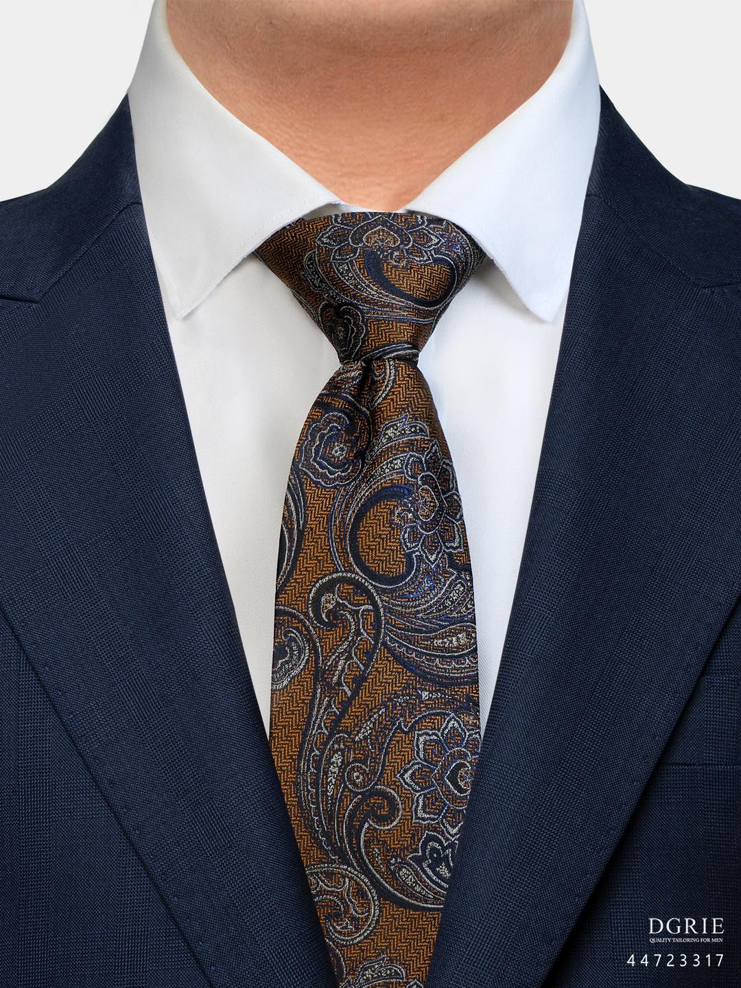 425751845_778630324300210_3590347506878733459_n เนคไทผ้าไหม Men's Luxury 3 Inch Paisley Tie - 100% Silk - DGRIE
