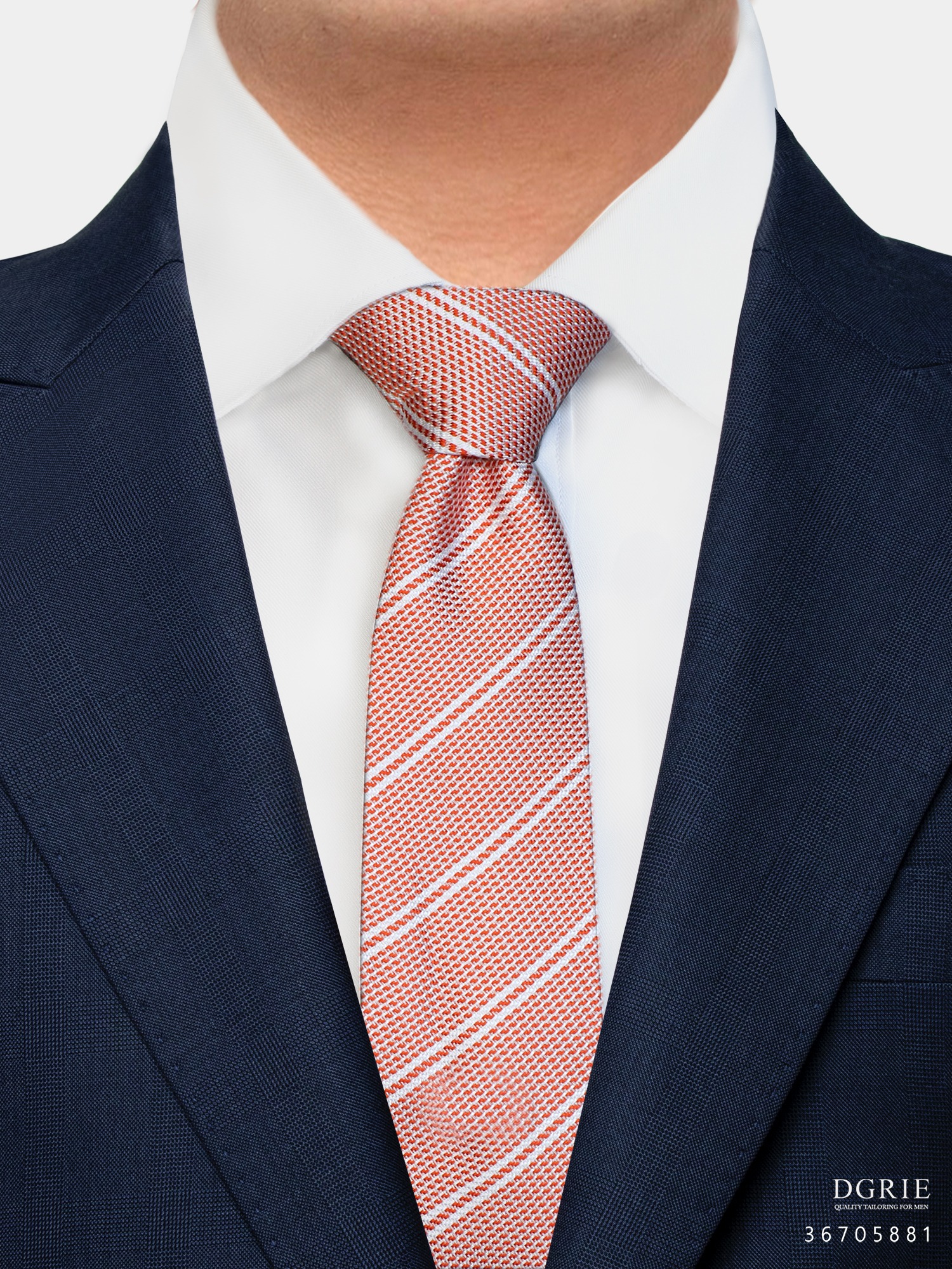 เนคไท Multi-Color Mix Stripe Necktie | DGRIE