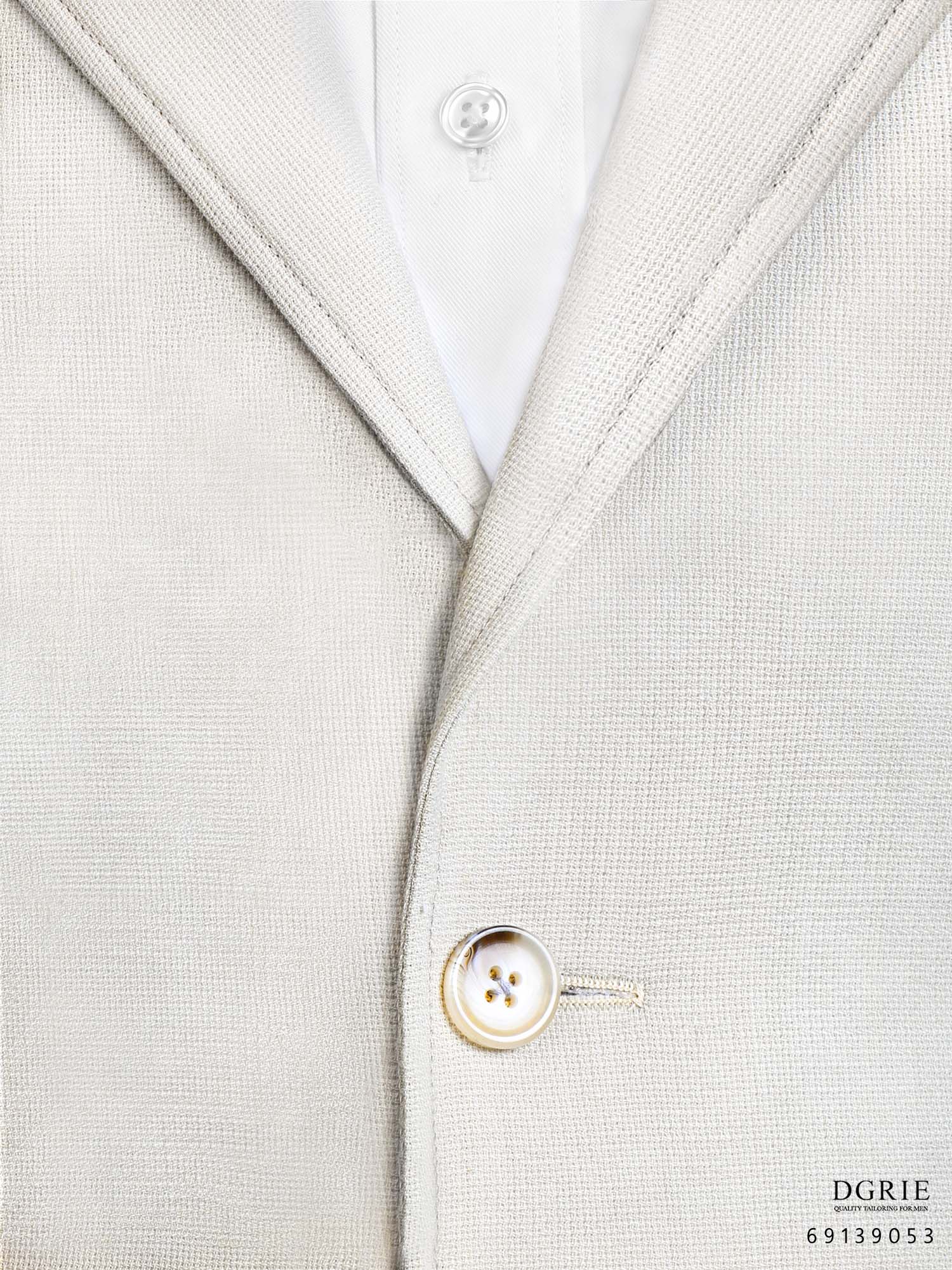 เสื้อสูทลำลองสีครีม Sport Beige Patch Pocket Balloon lining Jacket - DGRIE