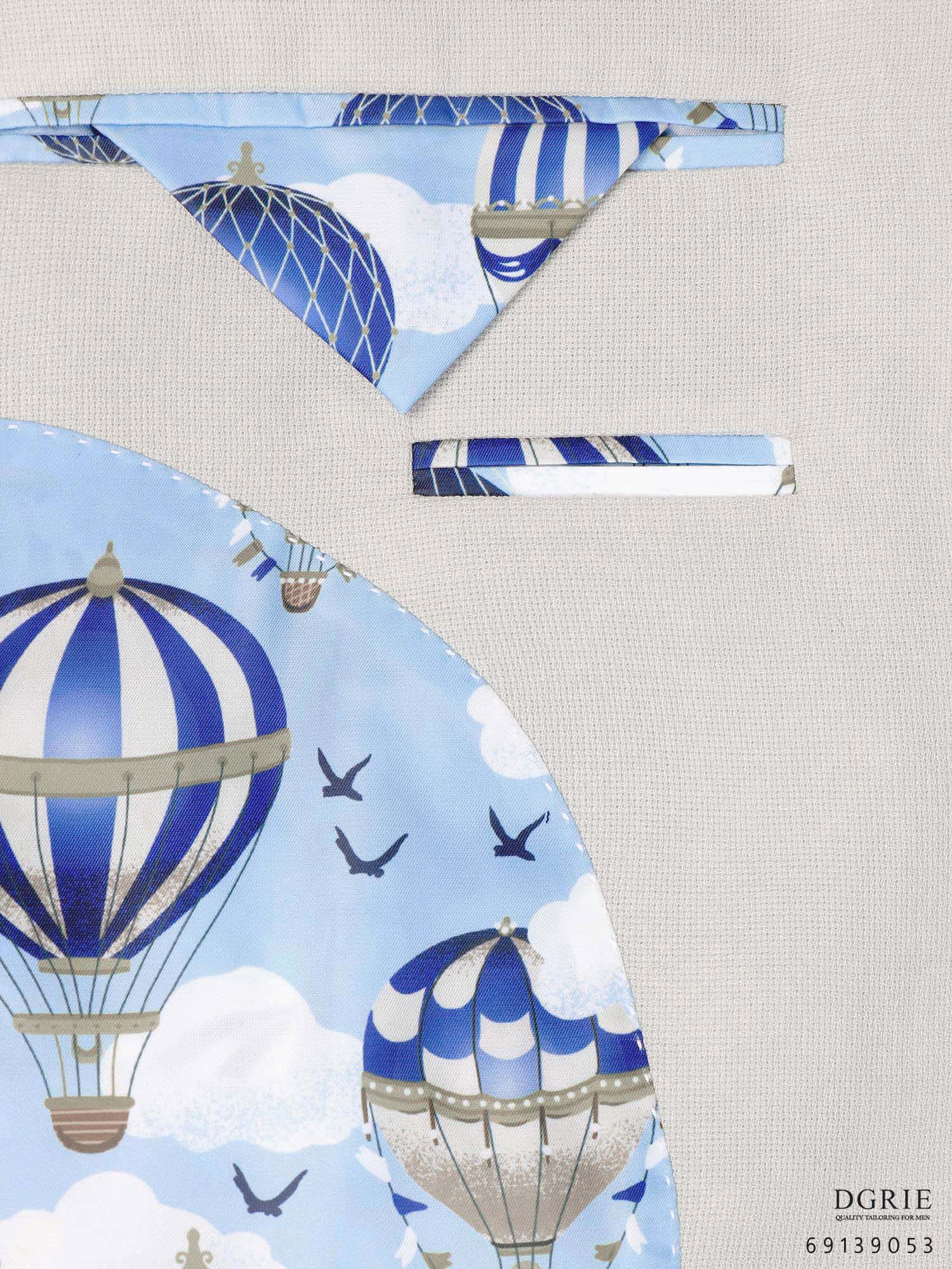 เสื้อสูทลำลองสีครีม Sport Beige Patch Pocket Balloon lining Jacket - DGRIE