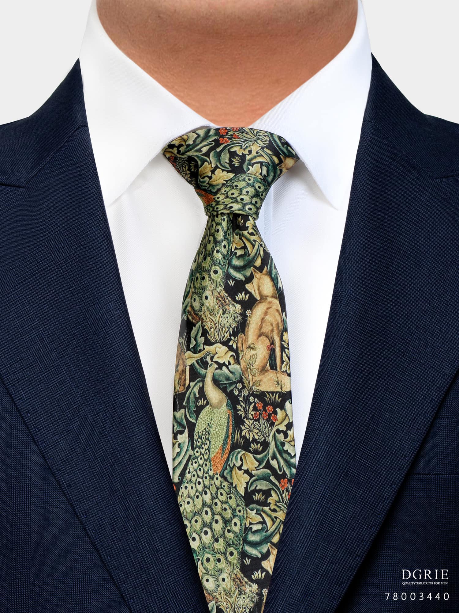 เนคไท ผู้ชาย Tropical Nature Graphics Neckties Collection