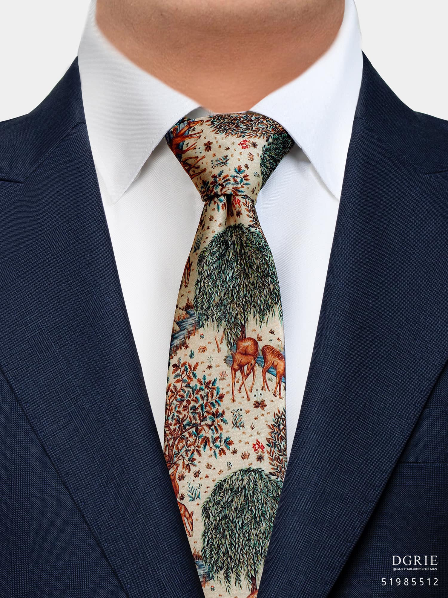 เนคไท ผู้ชาย Tropical Nature Graphics Neckties Collection