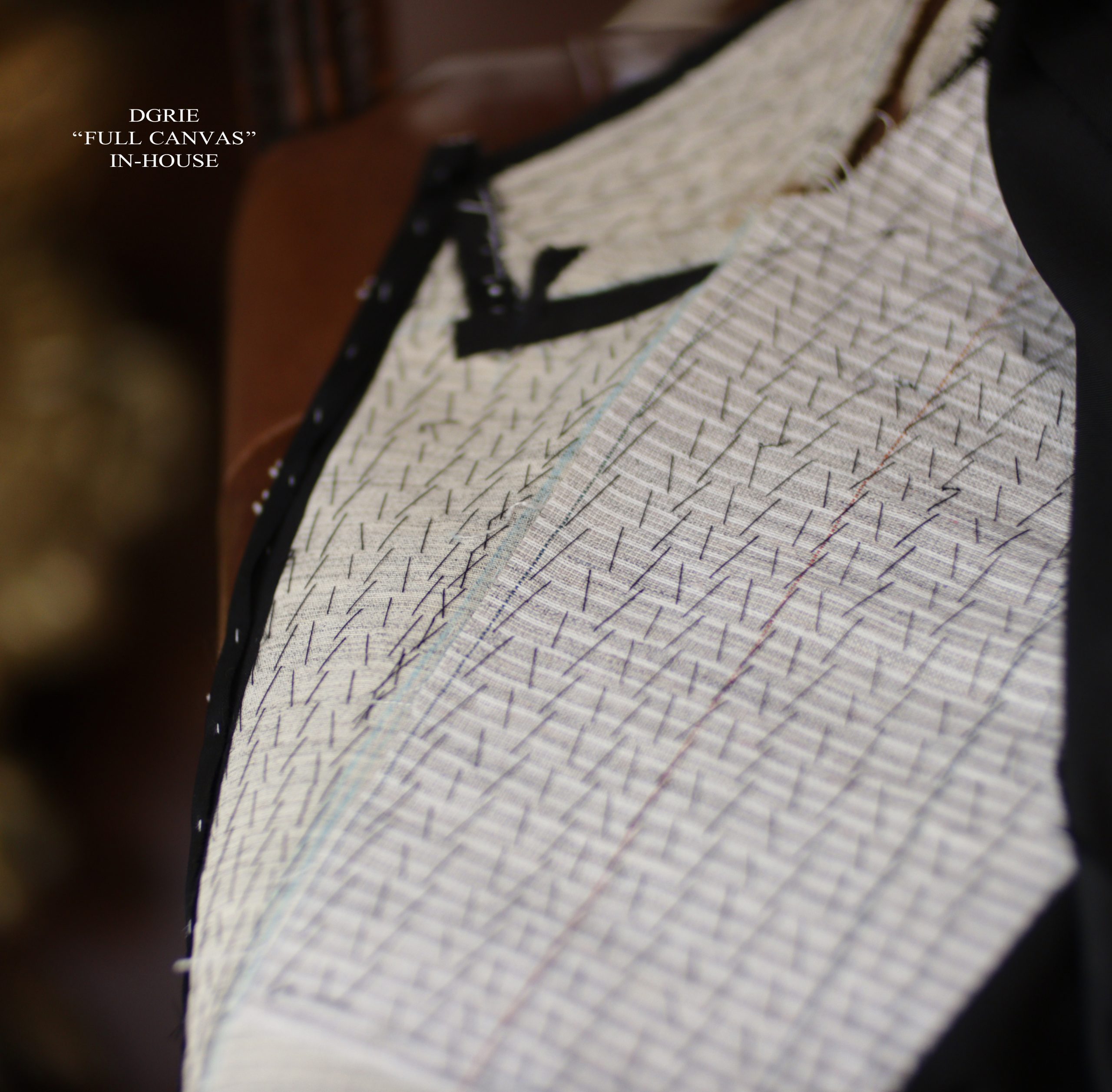 ตัดสูทหางม้าเต็มตัว Black Full Canvas Suits