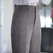 DGRIE PANTS 54 ตัดกางเกงผู้หญิง ลายตาราง GREY WINDOWPANE 3 DGRIE PANTS 54 ตัดกางเกงผู้หญิง ลายตาราง GREY WINDOWPANE