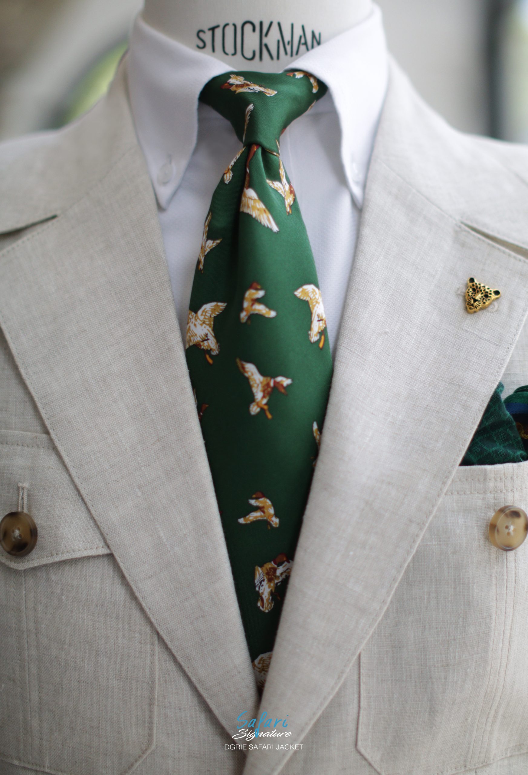 DGRIE SAFARI Signature - เสื้อซาฟารี วินเทจ ผ้าลินิน