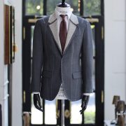 Fitting ตัดสูทหางม้า Full Canvas Suits Textured Grey