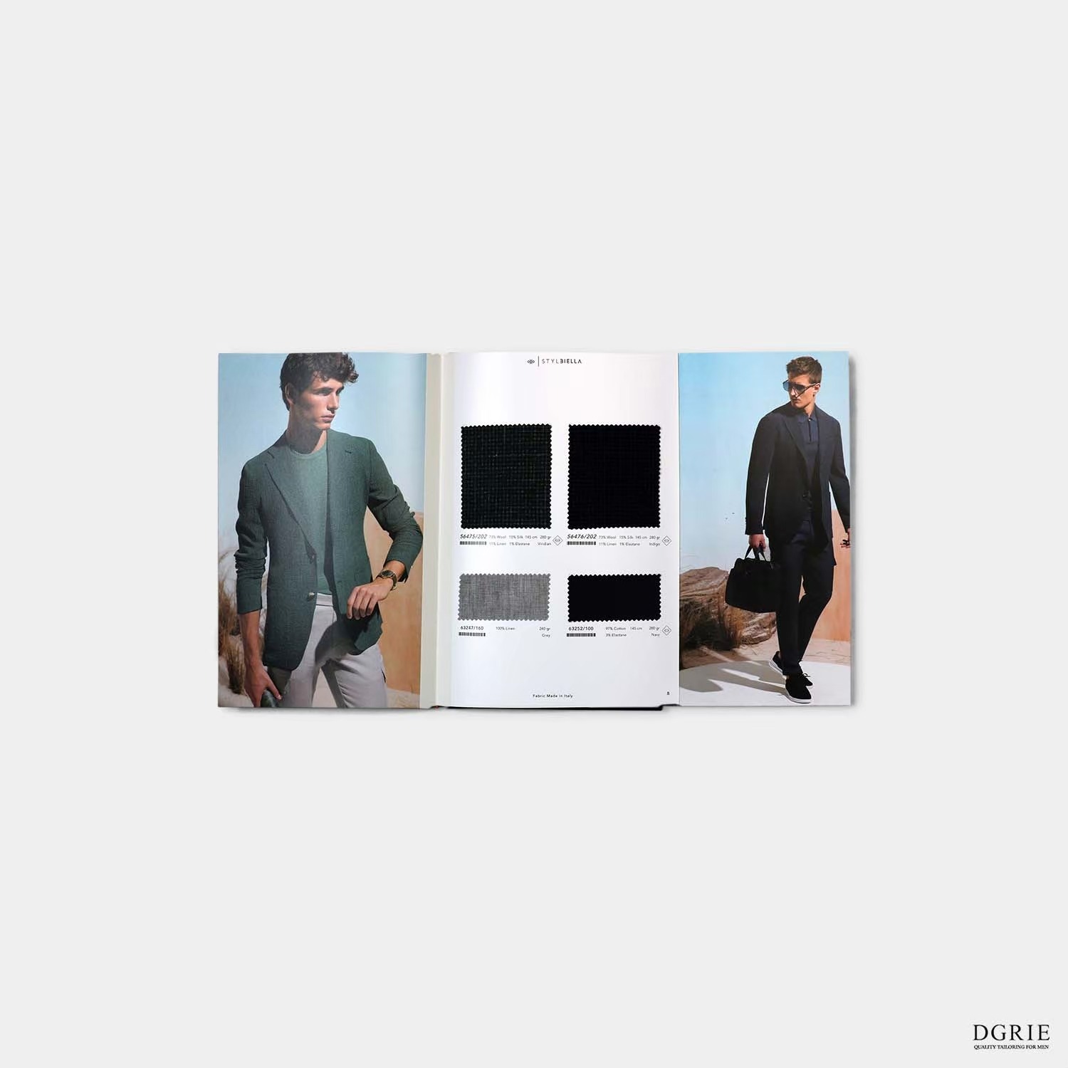 Stylbiella Spring 2024 Navy Book ผ้าสูทอิตาลี