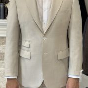 ตัดสูทสีครีม DGRIE Basic Wool Beige Suits