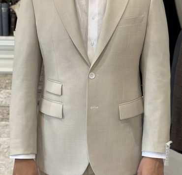ตัดสูทสีครีม DGRIE Basic Wool Beige Suits