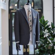 ตัดสูทหางม้า สีเทา DGRIE DRAGO Mid Grey Classic Canvas Suits 3 ตัดสูทหางม้า สีเทา DGRIE DRAGO Mid Grey Classic Canvas Suits