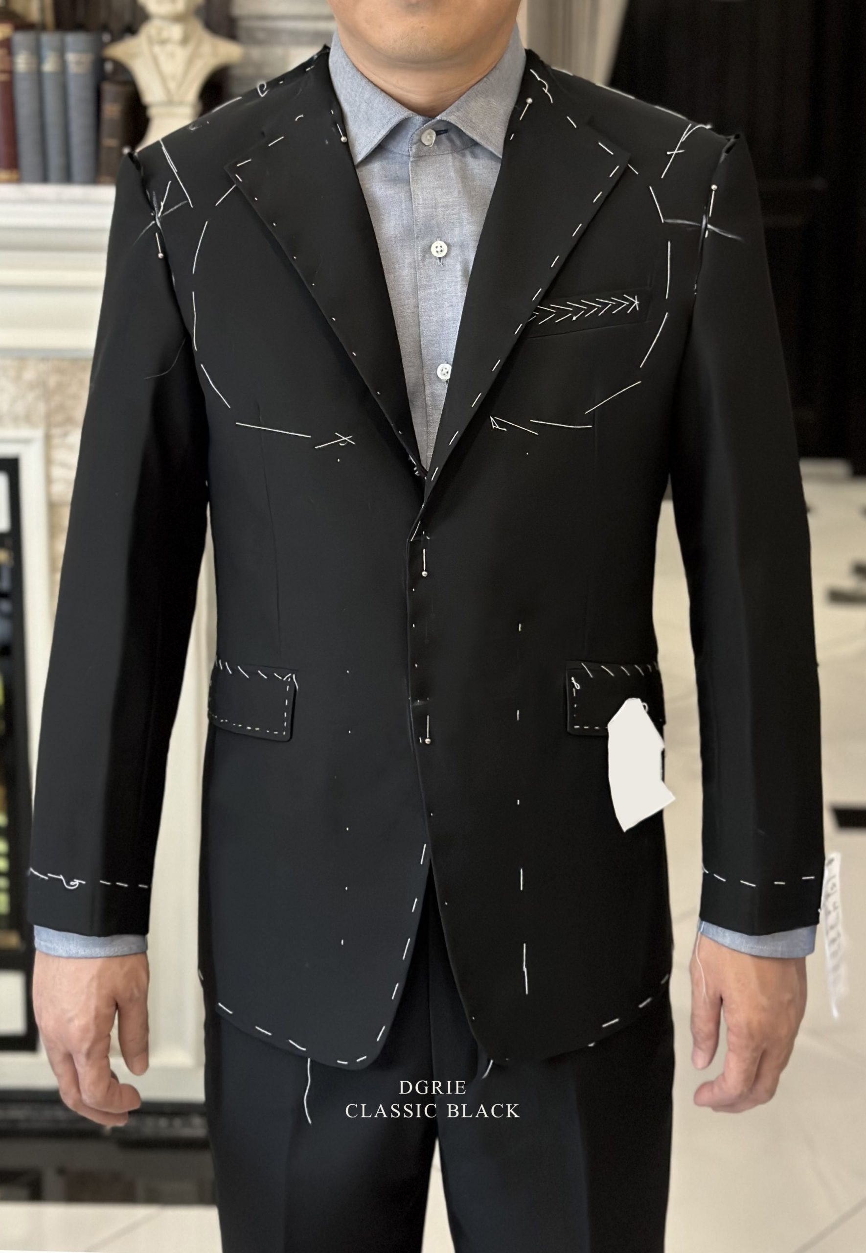 ตัดสูท สีดำ Fitting DGRIE Classic Black Suits