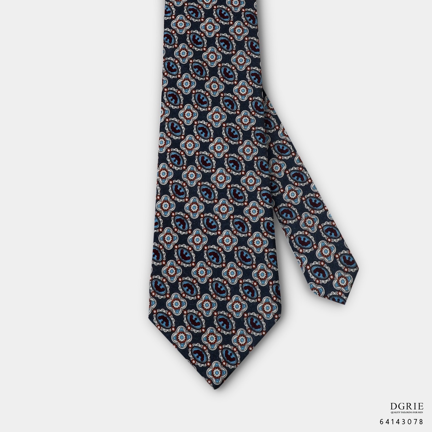 เนคไท GROMETRY Multi 1970s Vintage Necktie | DGRIE