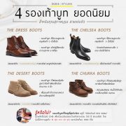 4 รองเท้าบูท ยอดนิยม สำหรับสุภาพบุรุษ 4 popular boots for men 3 4 รองเท้าบูท ยอดนิยม สำหรับสุภาพบุรุษ 4 popular boots for men