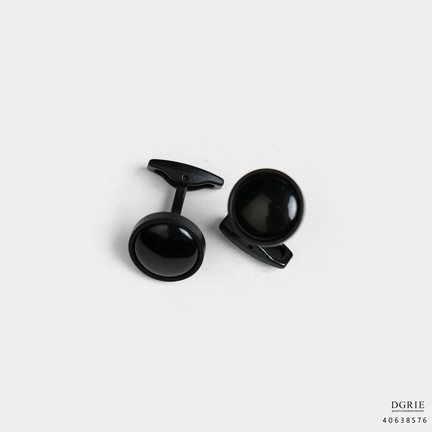คัฟลิงก์ Black Onyx Cufflinks - DGRIE