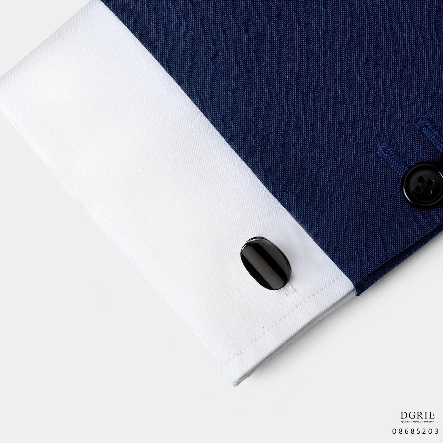 คัฟลิงก์ Black Onyx Cufflinks - DGRIE