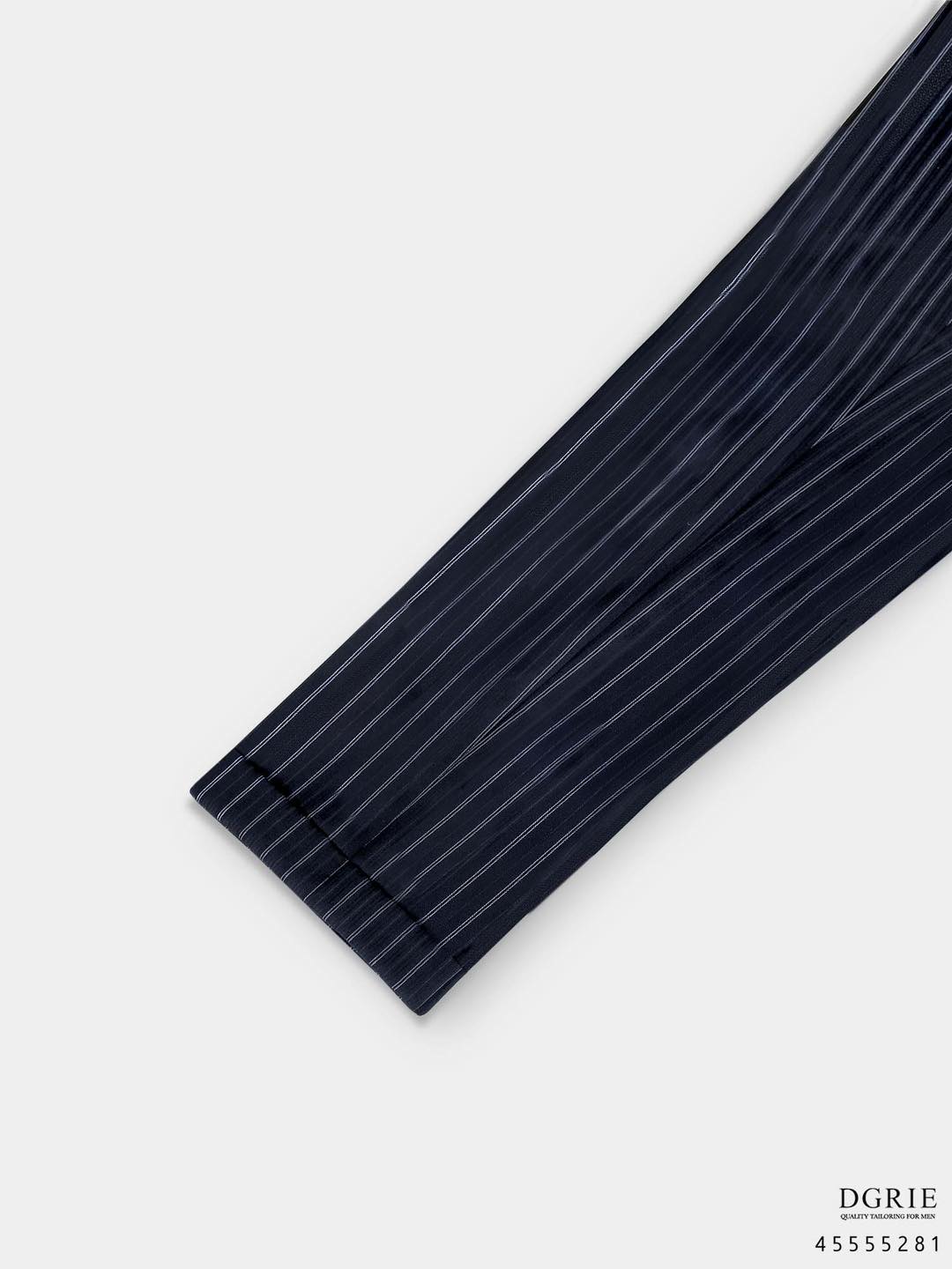 กางเกงผู้ชาย DARK NAVY AND BLACK STRIPES PANTS - DGRIE