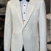 ตัดสูททักซิโด้ สีขาว DGRIE Ivory White Tuxedo Suits