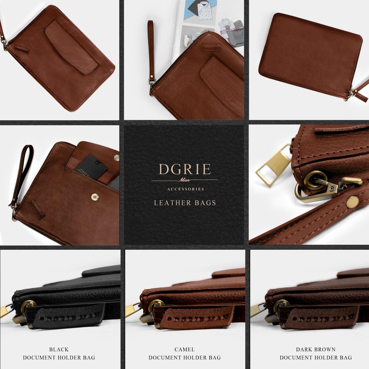 กระเป๋าหนังวัว Docoment Holder Bag Leather
