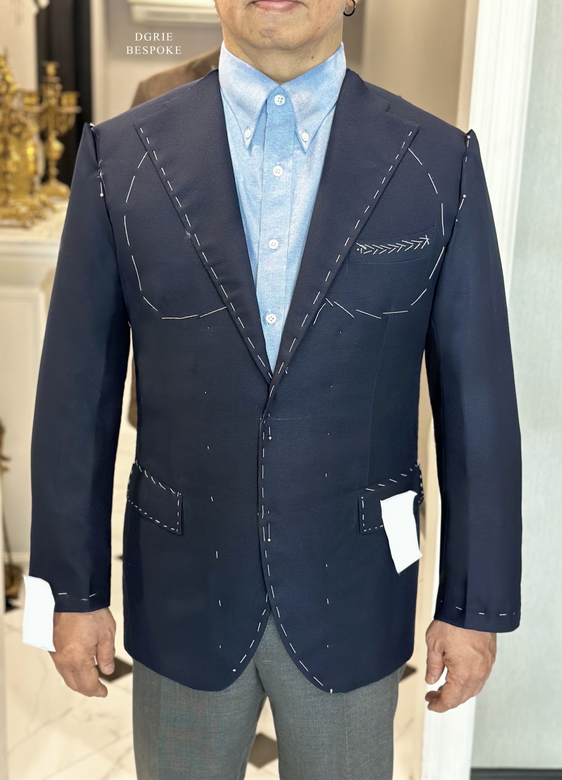 ตัดสูท Fitting Italy Hopsack Sport Jacket
