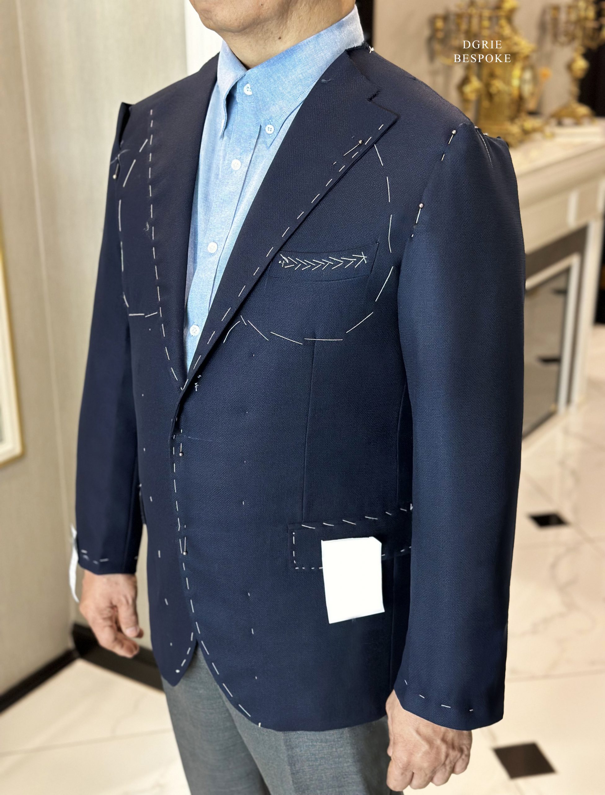 ตัดสูท Fitting Italy Hopsack Sport Jacket