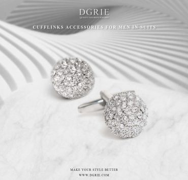 คัฟลิงค์ Moissanite Diamond Round Cufflinks - DGRIE