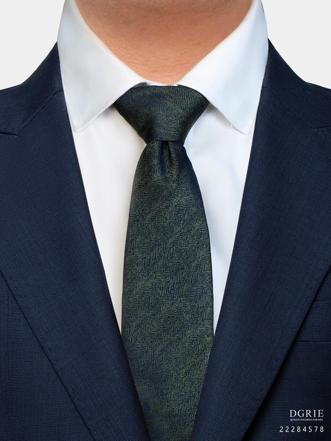 เนคไท Multi France - Herringbone Necktie | DGRIE