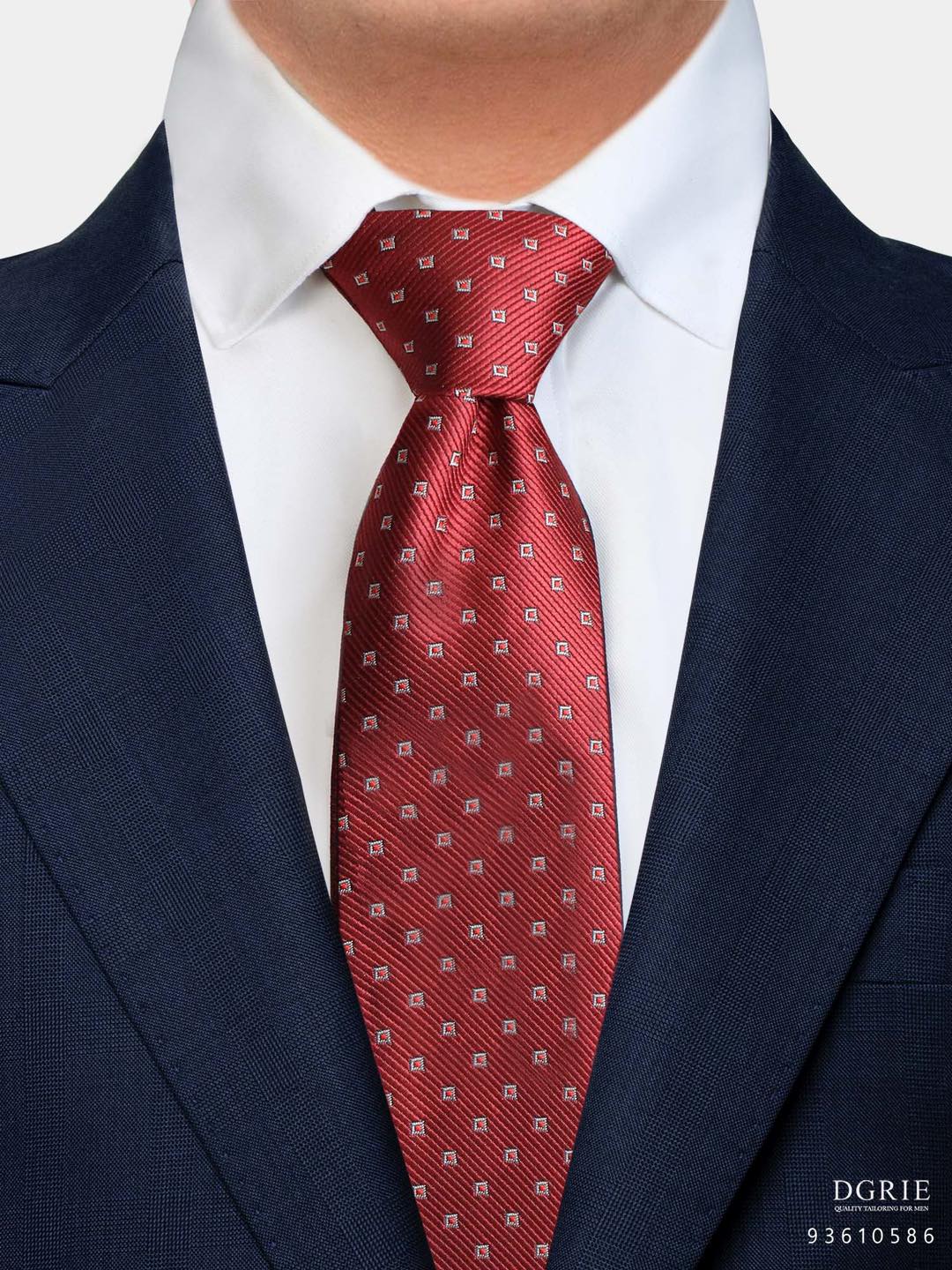 เนคไท Neckties and Pocket Squares Caremony Combination - DGRIE