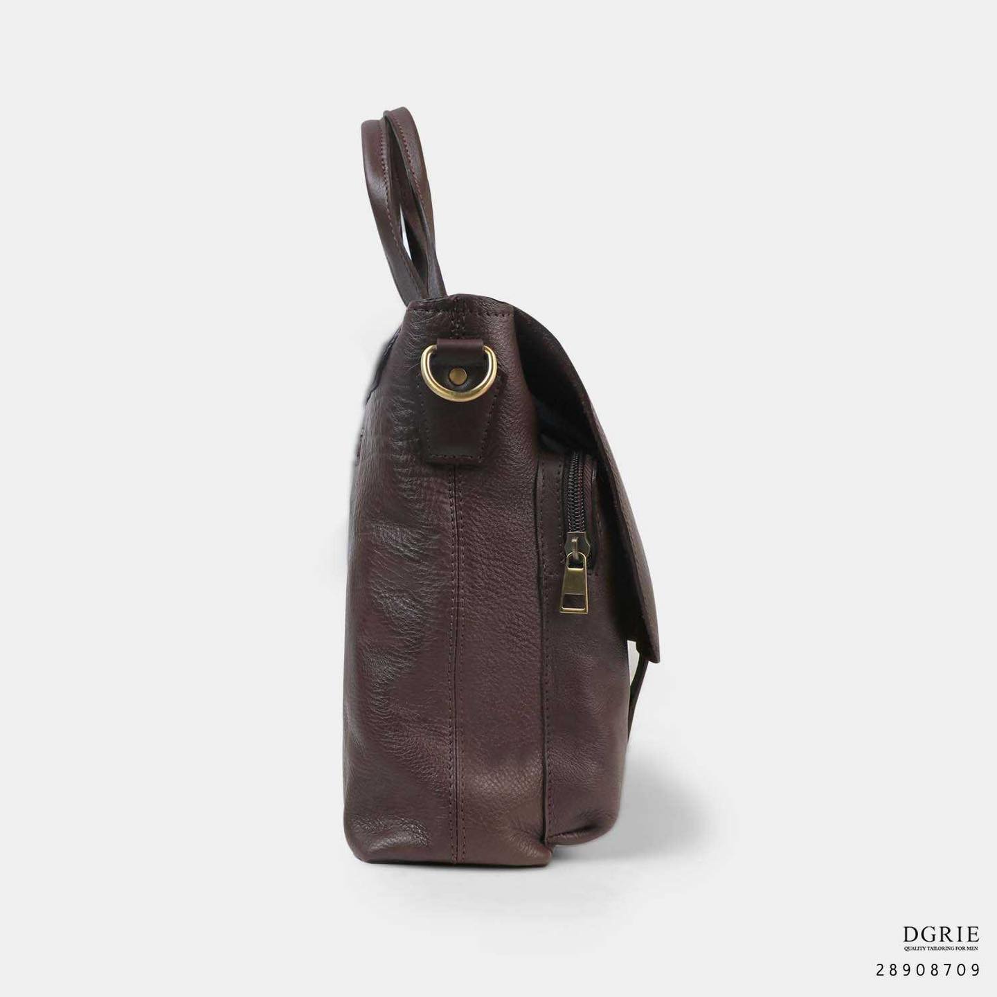 กระเป๋าหนัง Safari Large Leather Black