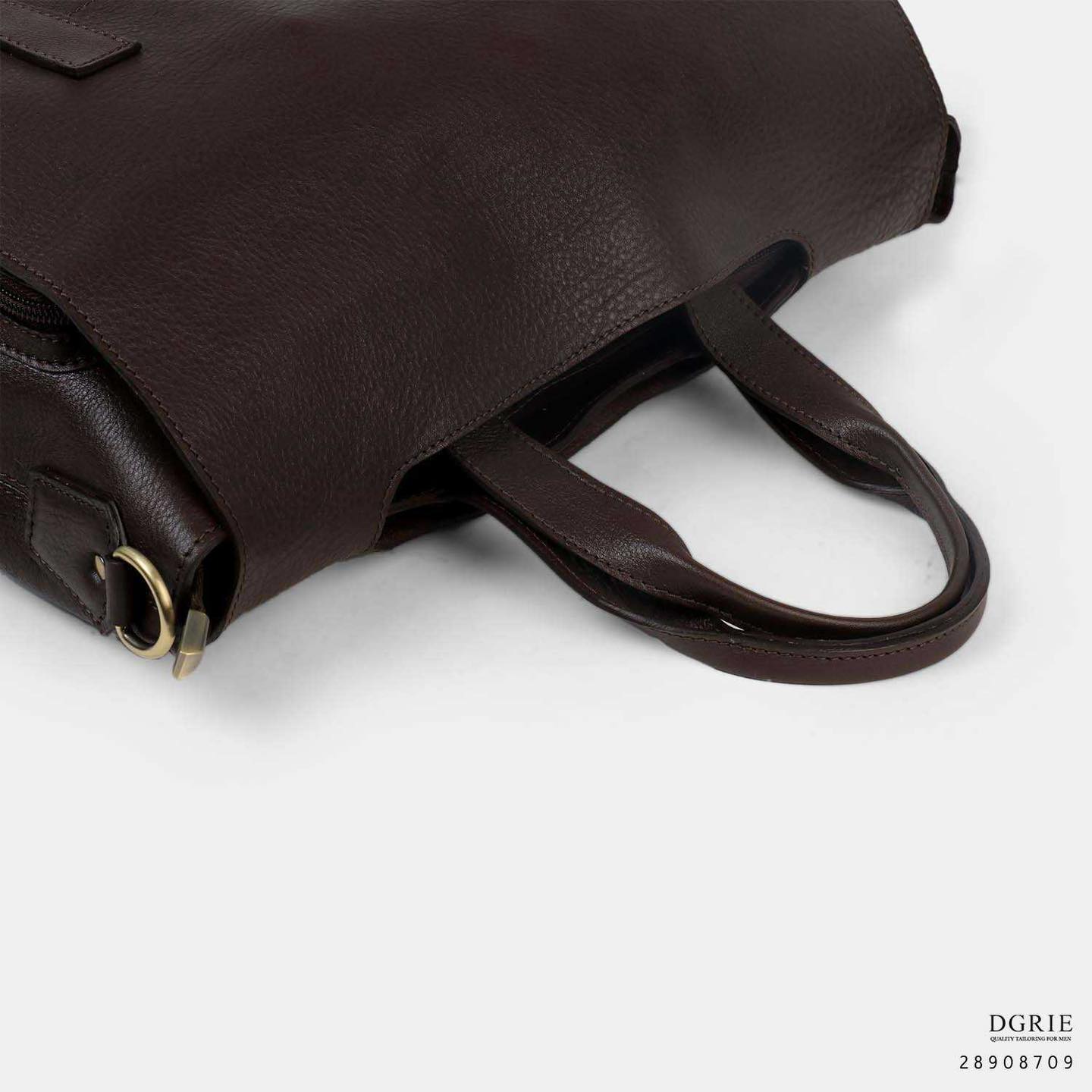 กระเป๋าหนัง Safari Large Leather Black