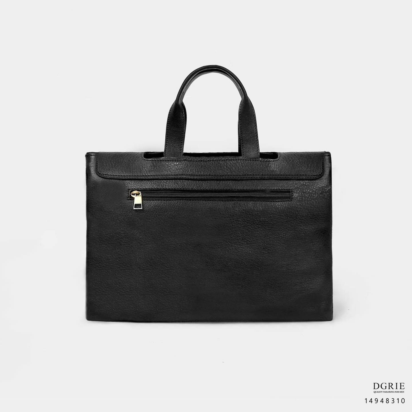 กระเป๋าหนัง Safari Large Leather Black