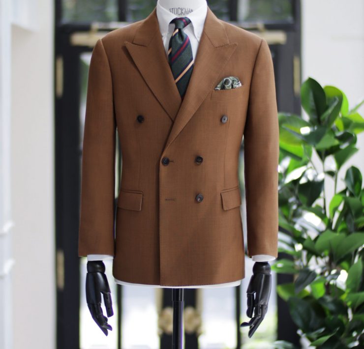 ตัดสูทสีน้ำตาล กระดุม 2 แถว DGRIE Light Brown Double Brested Suit 18 ตัดสูทสีน้ำตาล กระดุม 2 แถว DGRIE Light Brown Double Brested Suit