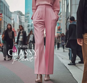 DGRIE CLASSY PLEATED PANTS ตัดกางเกงผู้หญิงทรงขากว้าง