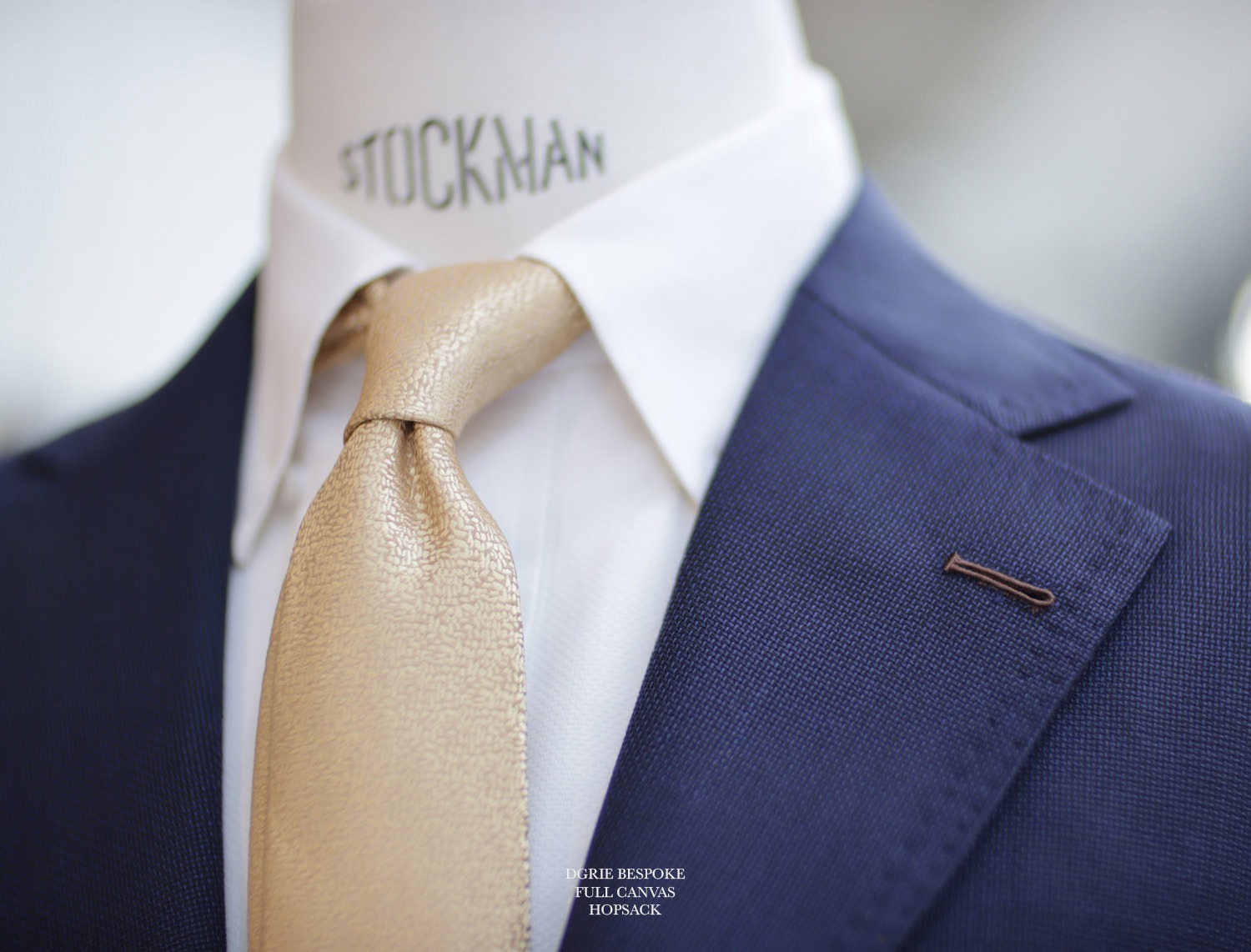 ตัดสูท สีน้ำเงิน DGRIE ITALY NAVY HOPSACK